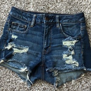 American Eagle High-Rise Shorties size 4